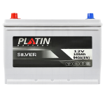 Автомобільний акумулятор PLATIN Silver Asia SMF 100Ah 920A L+ (N70) н.к.