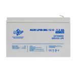 Акумулятор мультигелевий LPM-MG 12V - 7.2 Ah - Зображення 2