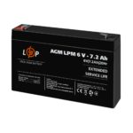 Акумулятор AGM LPM 6V - 7.2 Ah - Зображення 3