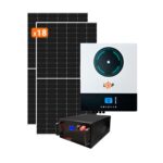 Сонячна електростанція (СЕС) Преміум 10kW АКБ 10kWh LiFePO4 195 Ah
