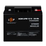 Акумулятор AGM LPM 12V-20 Ah під болт М5 - Зображення 2