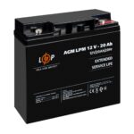 Акумулятор AGM LPM 12V-20 Ah під болт М5 - Зображення 3