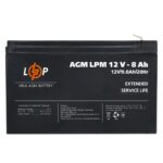Акумулятор AGM LPM 12V - 8 Ah - Зображення 5