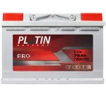 Автомобільний акумулятор PLATIN Pro MF 75Ah 720A R+ (L3)