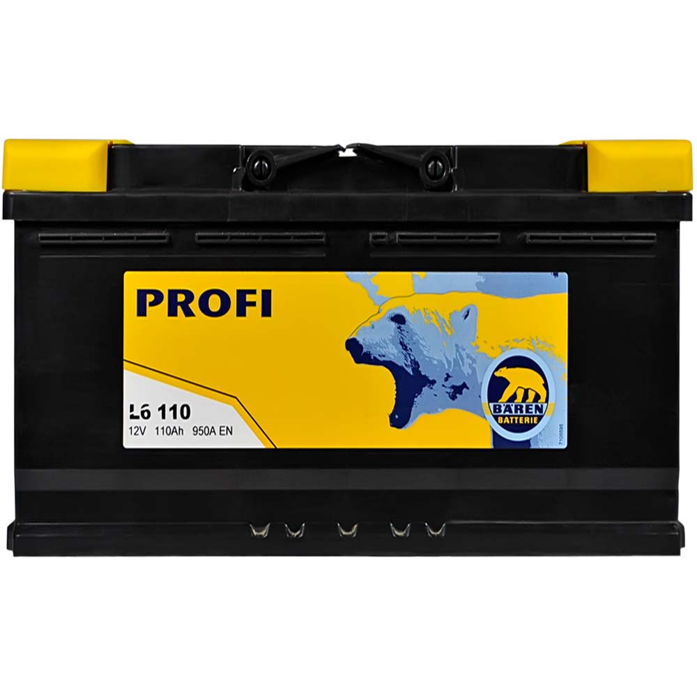 Автомобільний акумулятор BAREN Profi 110Аh 950А R+ (L6) Автомобільний акумулятор BAREN Profi 110Аh 950А R+ (L6) - Зображення 1