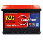 Автомобільний акумулятор ZAP Plus 62Ah 580A R+ (562 98) (LB2)(h=175)