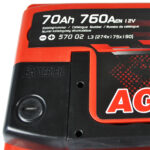 Автомобільний акумулятор ZAP AGM  70Ah 760A R+ (L3) (570 02) - Зображення 3