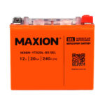 Мото акумулятор MAXION 24MXBM-YTX20L-BS GEL (12V, 20Ah, 330A, -/+)