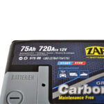 Автомобільний акумулятор ZAP Carbon EFB 75Ah 720A R+ (575 08) (LB3)(h=175) - Зображення 4
