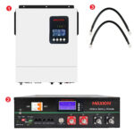 Комплект резервного живлення SMART-5.5kWSUN (5,5kW, 48V + 5kW LiFePO4)