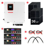 Комплект резервного живлення REVO-12000PV (12kW, 48V + 15kW LiFePO4 + 14.4kW сонячні панелі)