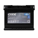 Автомобільний акумулятор EXIDE Premium (EA612) 61Аh 600Ah R+ h=175 (LB2)