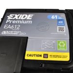 Автомобільний акумулятор EXIDE Premium (EA612) 61Аh 600Ah R+ h=175 (LB2) - Зображення 3